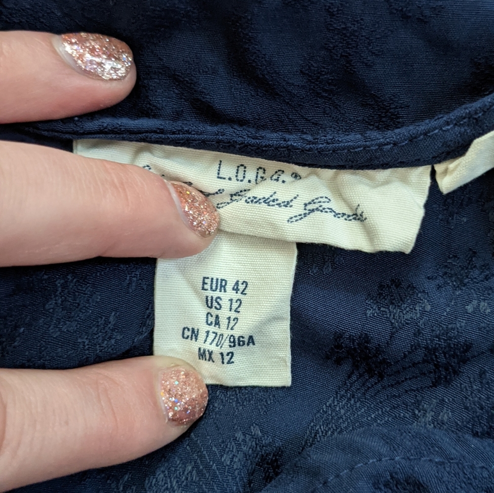 Navy H&M dress - Picture 2 of 10